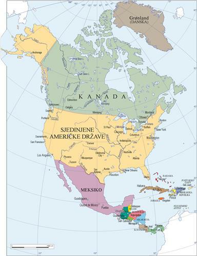 karta sj amerike Amerika, Sjeverna | Proleksis enciklopedija karta sj amerike